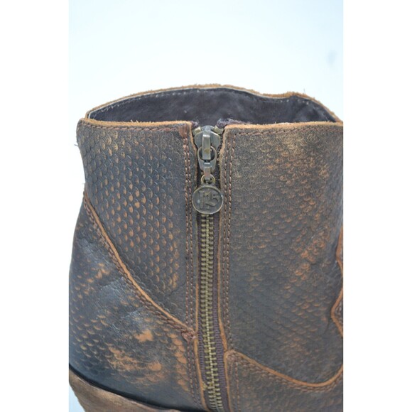 Liberty Black Womens Studded Leather Ankle Boots Size 10 LB-71232 vintage canela - Picture 11 of 16